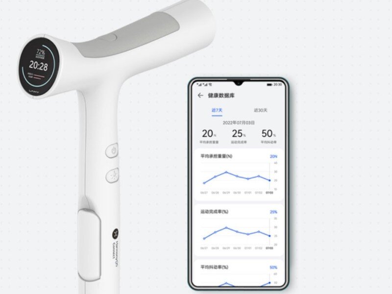    Умный костыль Linky Healthy Crutches с IPS-экраном оценён в $50