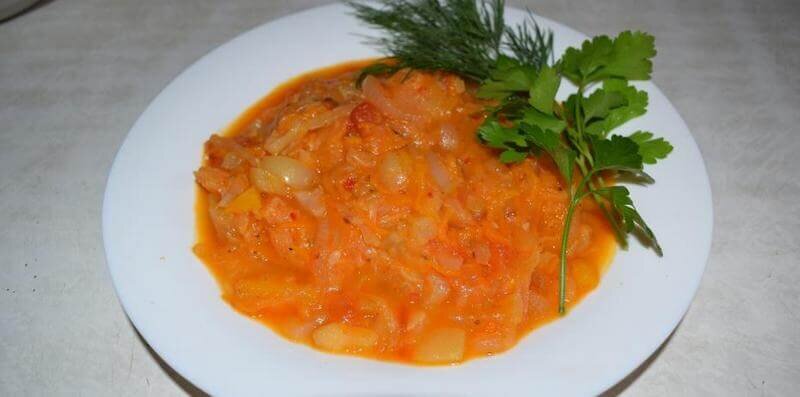 Рагу из овощей