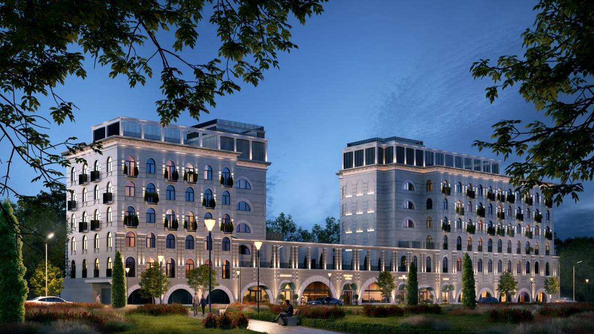 Вид на клубный дом