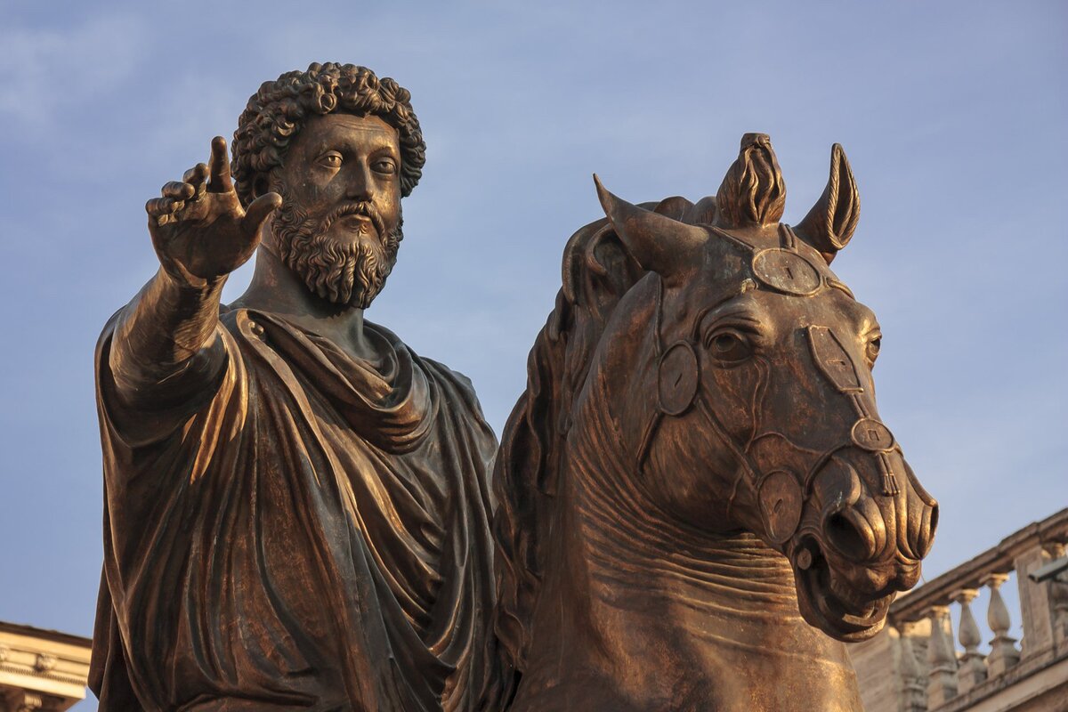 Марк Аврелий –римский император-философ, стоик по убеждениям, и мудрый правитель.