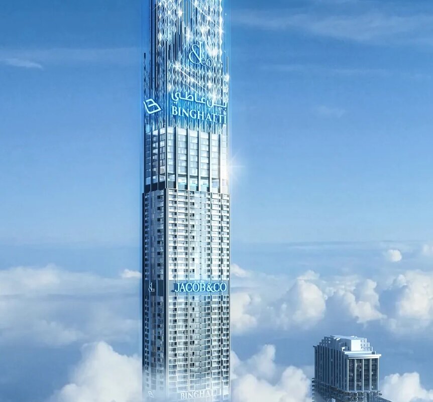 Согласно проекта Burj Binghatti Jacob & Co Residences будет выглядеть именно так. Впечатляет?