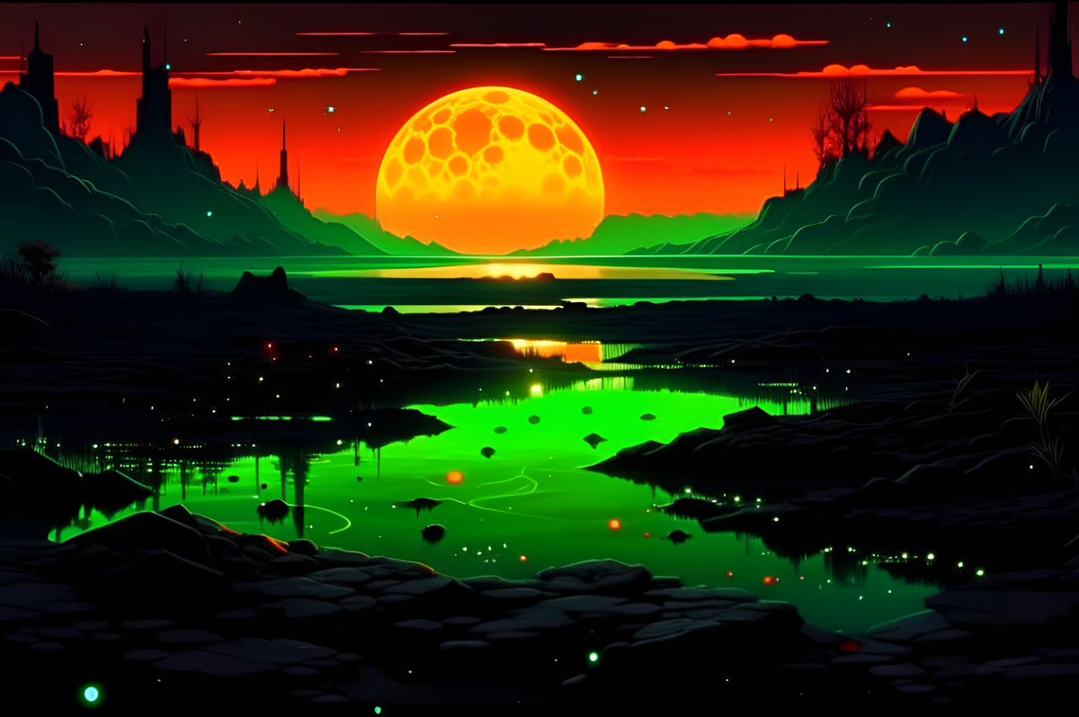 Дивные летние пейзажи. editor.fusionbrai