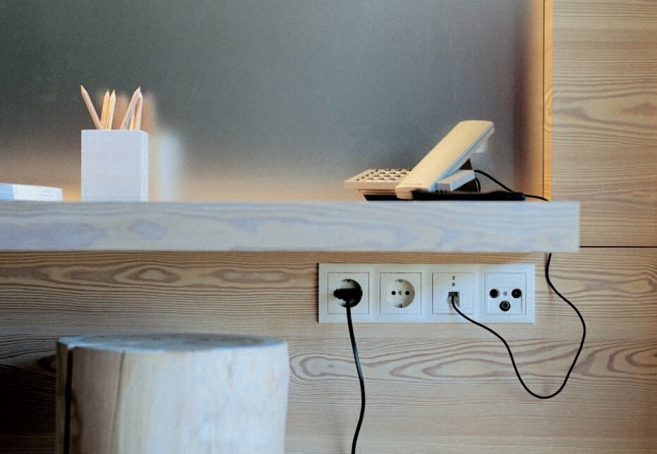 Размещение розеток в интерьере