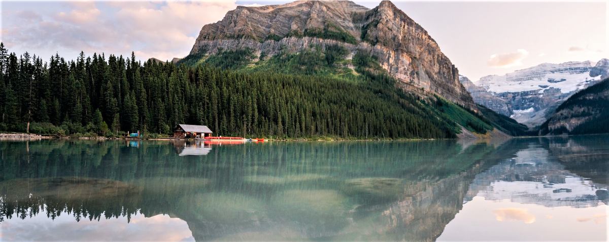 Озеро Луиза в национальном парке Банфо