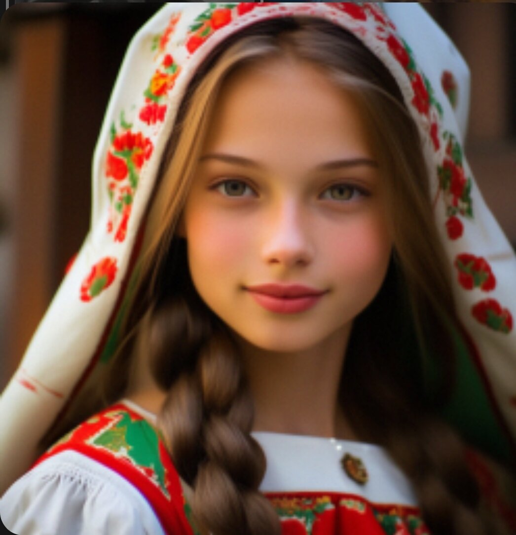 Хитринка в глазах .