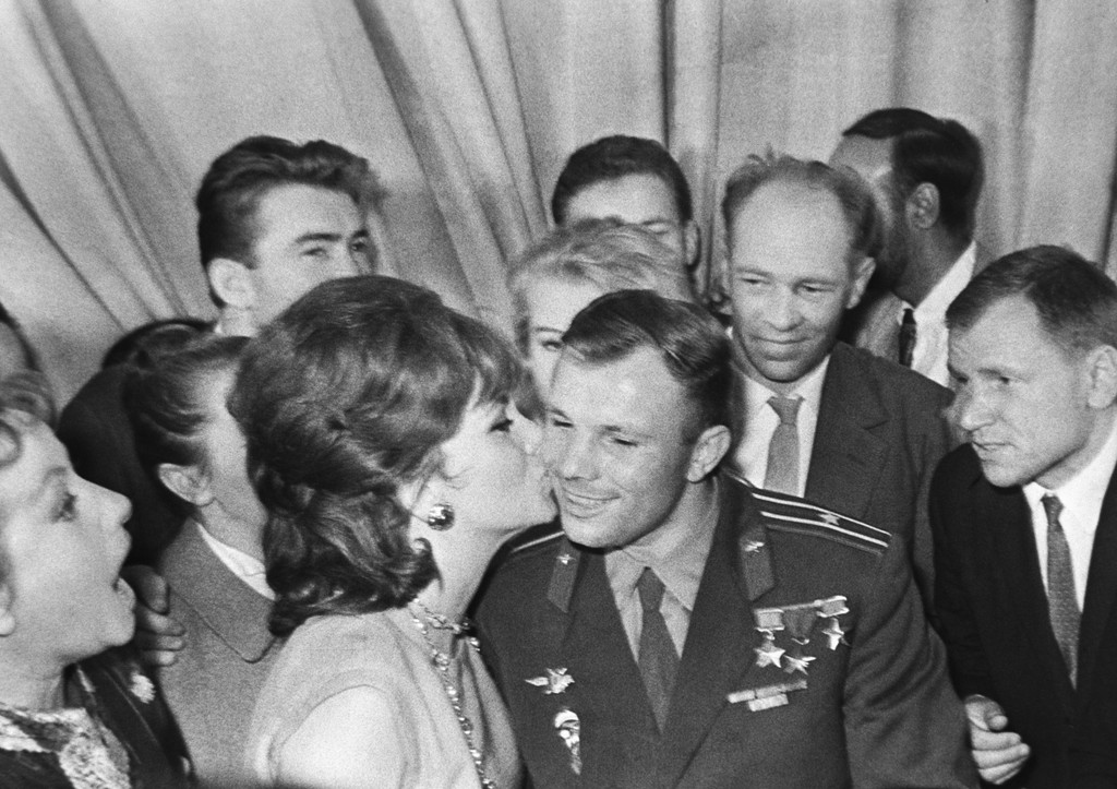 Джина Лоллобриджида и Юрий Гагарин