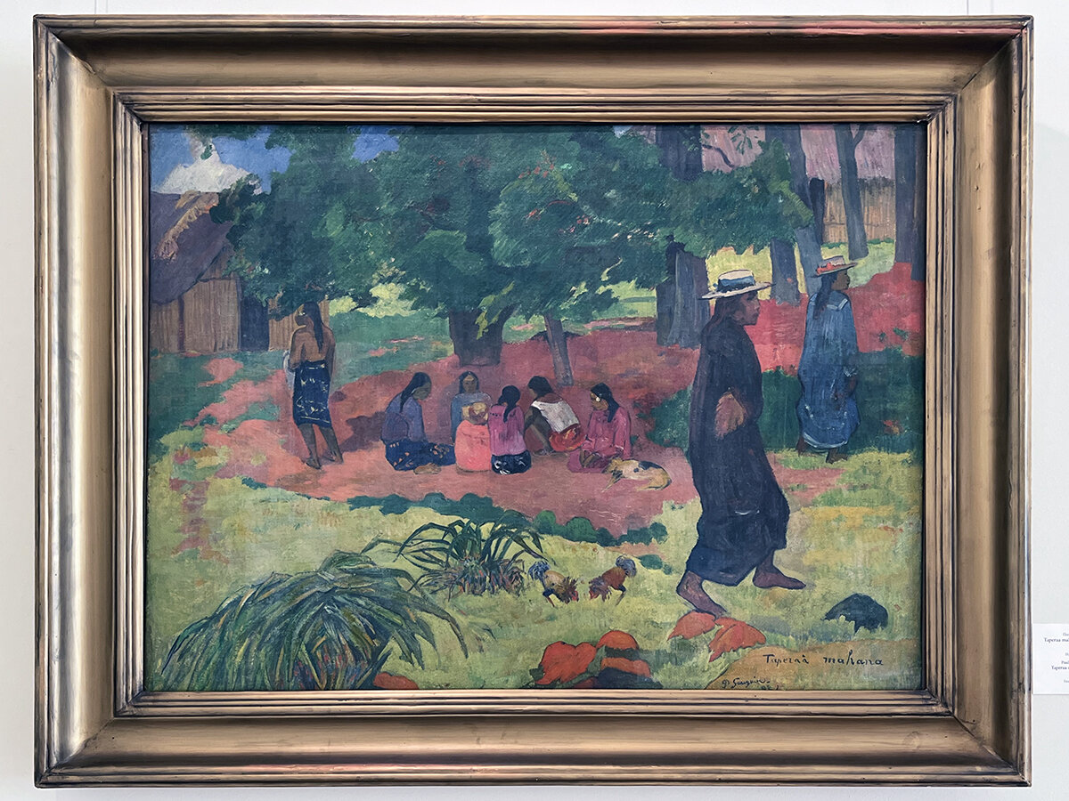 «Taperaa mahana» (Предвечерний час), Поль Гоген, 1892 г. Эрмитаж. Фото автора