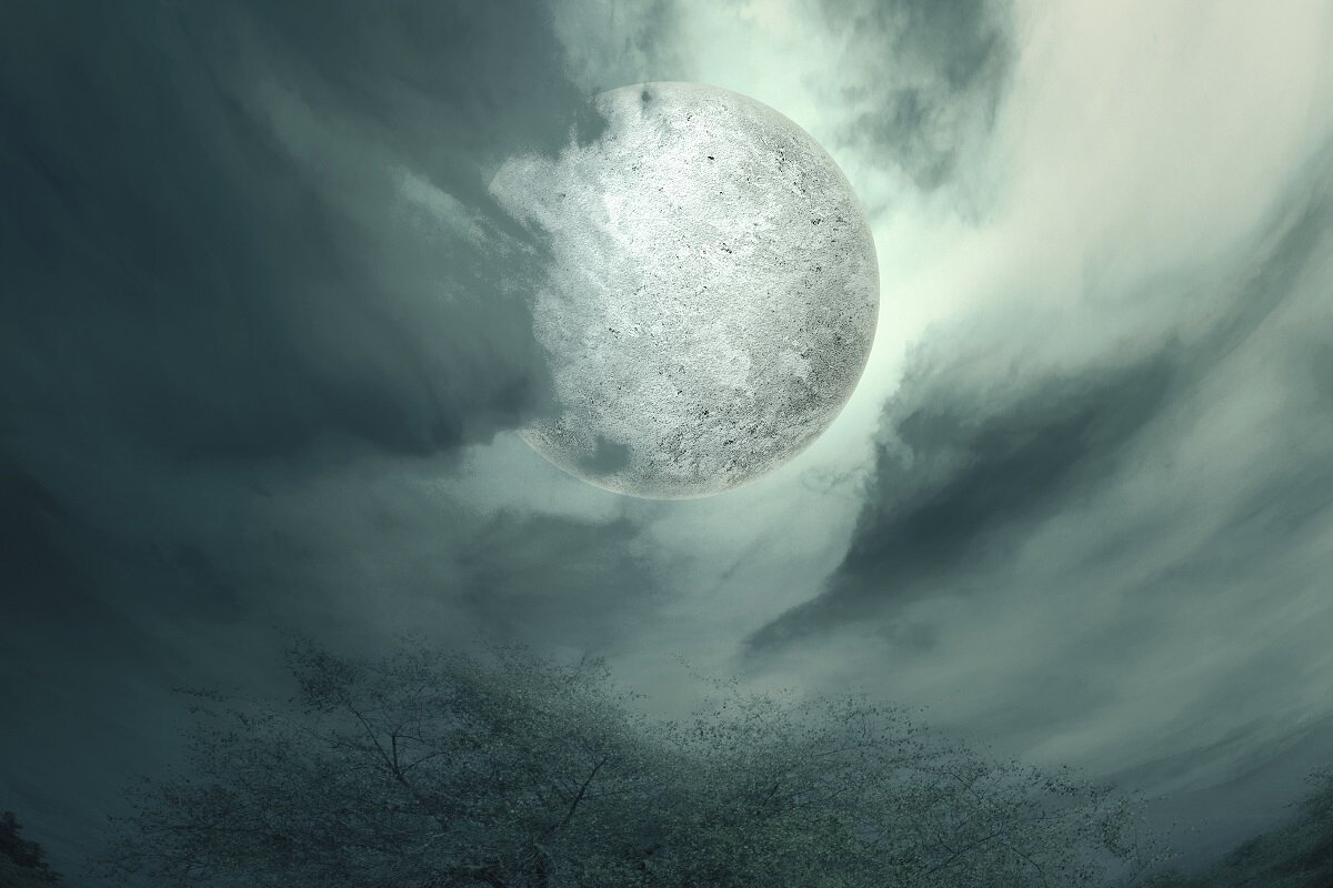 Mystery moon