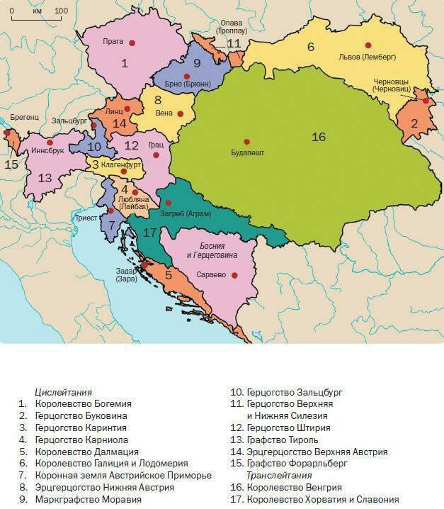 Австро Венгрия на карте 1914 года. Карта Австро Венгрии 1910. Административно-территориальное деление Австро-Венгрии. Австро-венгерская Империя карта 1914.