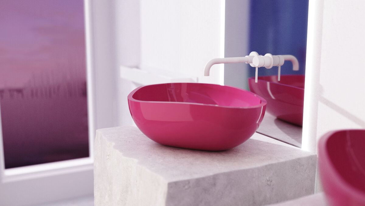 Раковина DIVA Barbie color в OOP-SHOP.COM