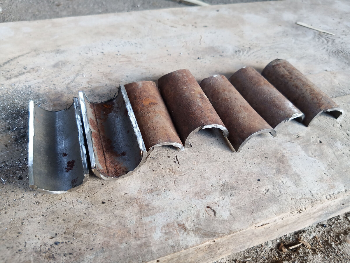 Заготовки из трубы диаметром 40 мм