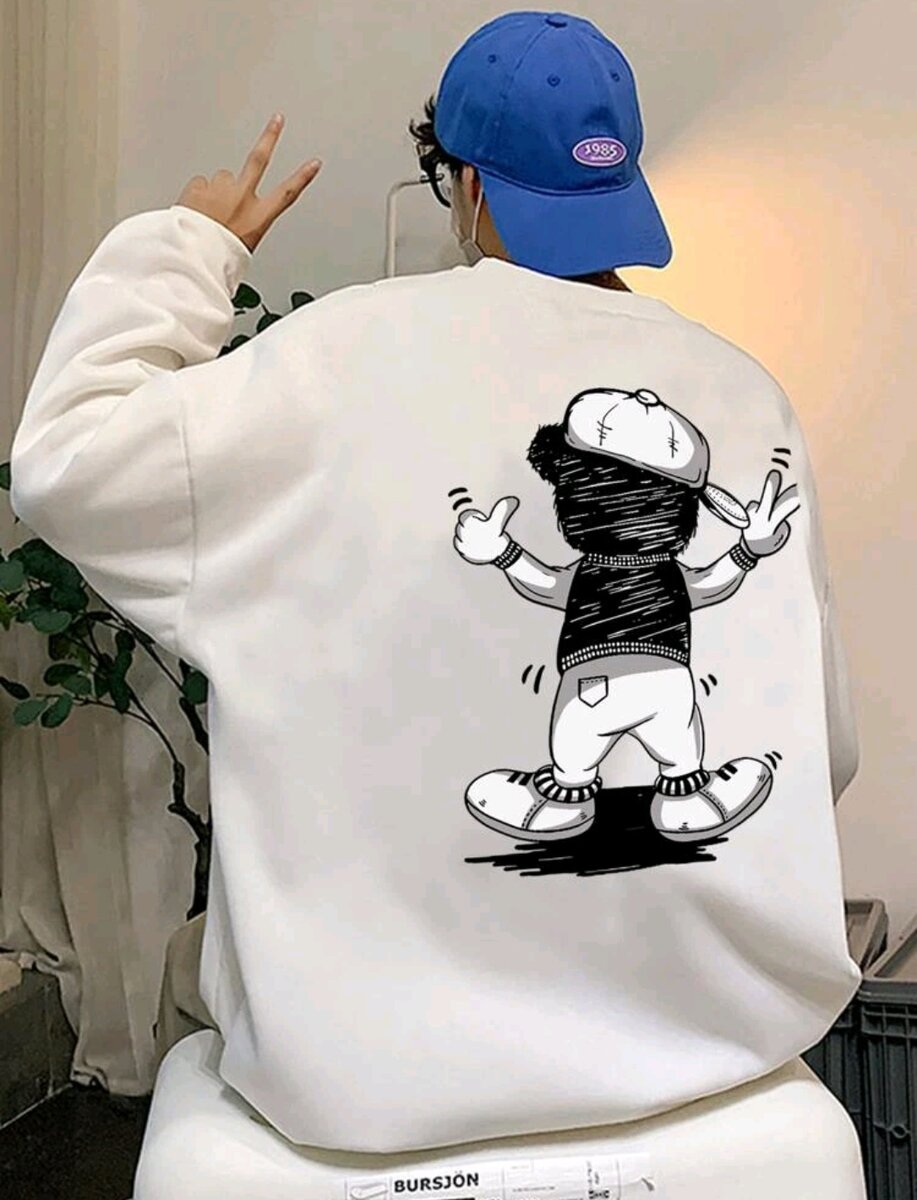 Свитшот в стиле хип хоп