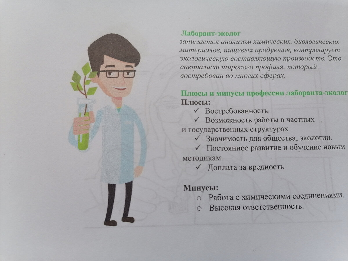 Особенности профессии