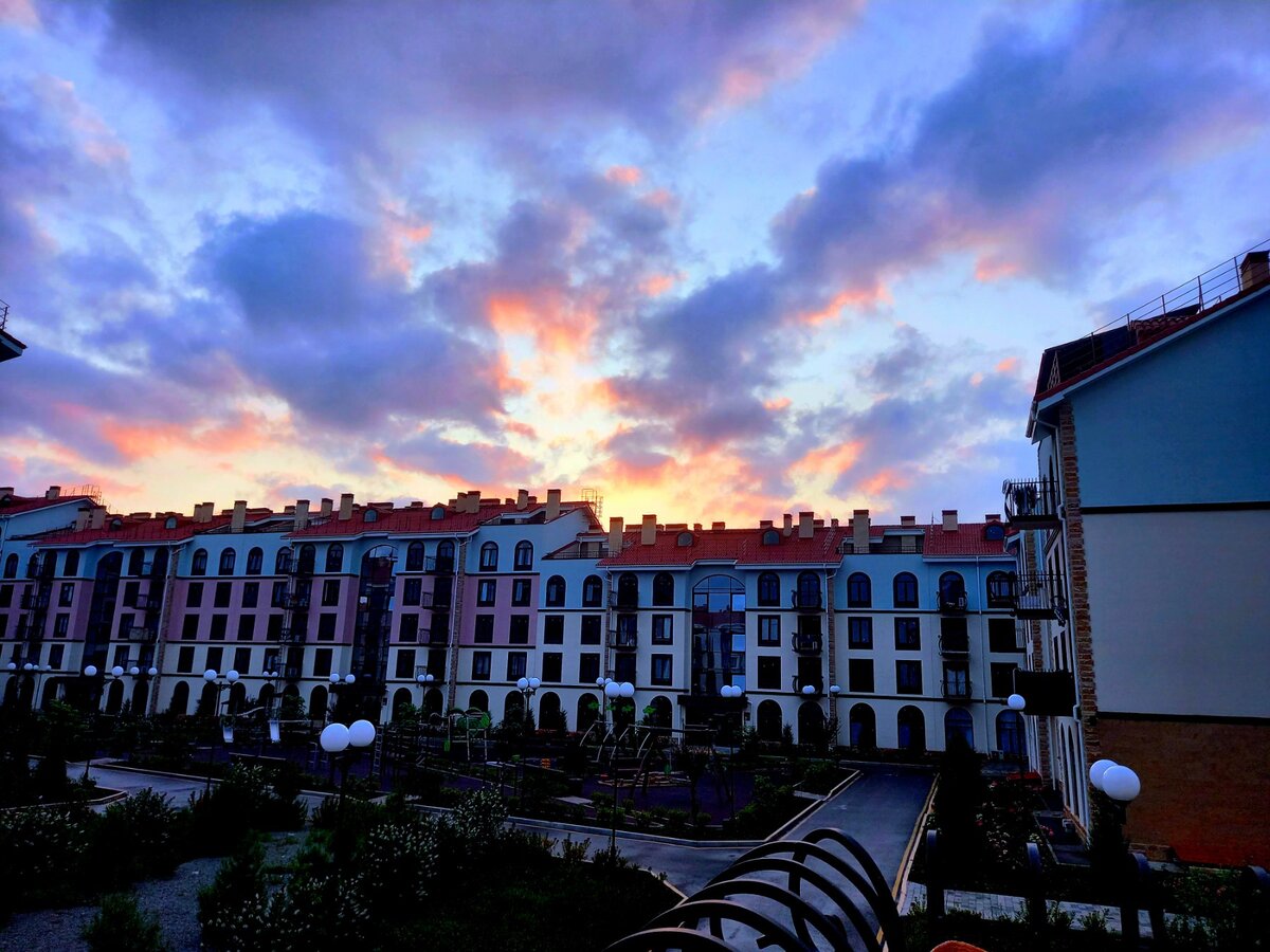 Сказочный вид из балкона