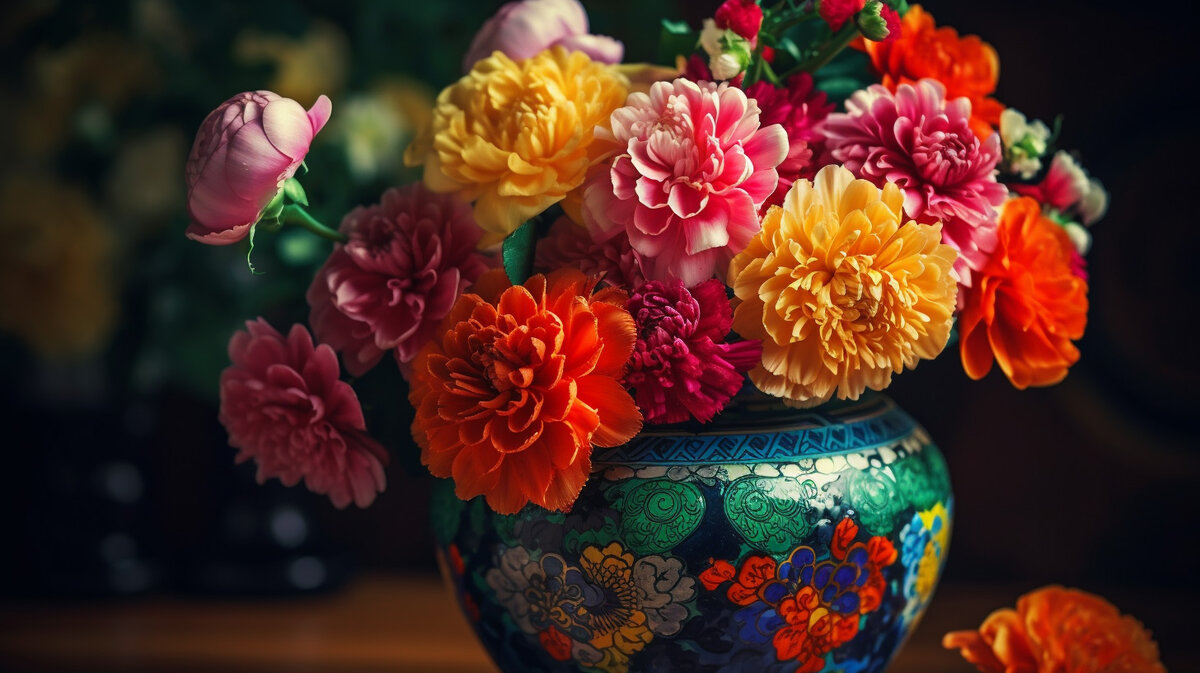 Летние цветы в вазе: подборка картинок
