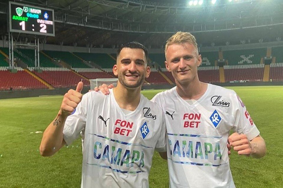    Чуть больше месяца назад "Крылья" уже побеждали в Грозном благодаря голам Гарре и Бабкина. Фото: ПФК "Крылья Советов"