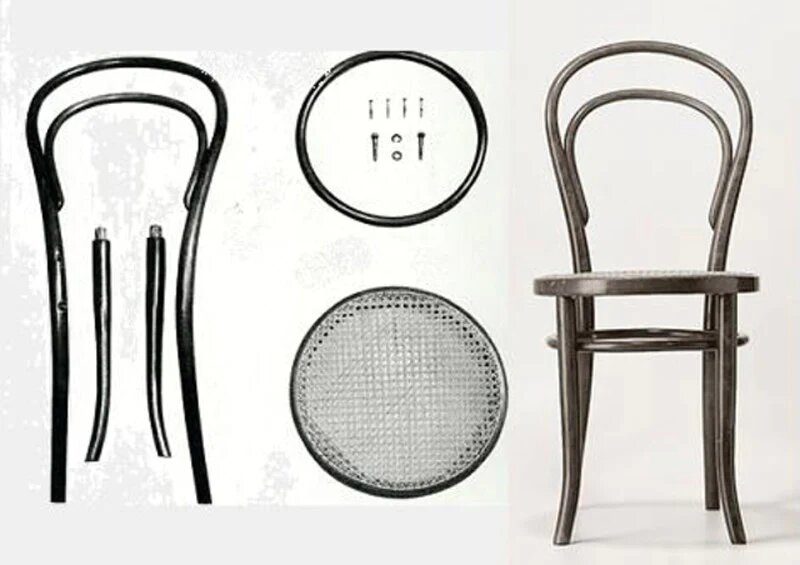 Стул THONET Classic №14, 1859