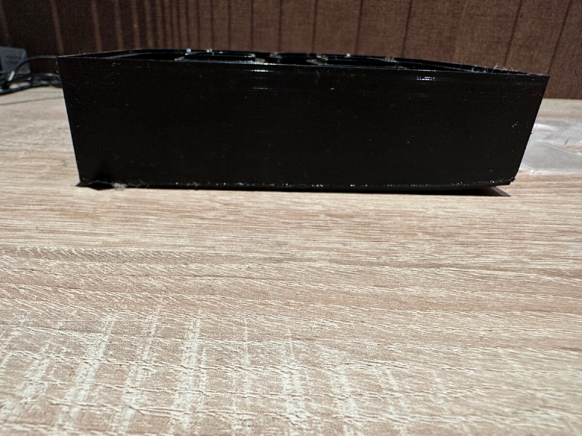 Приподнятый угол при печати