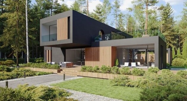 Фото вверху: новая элита предпочитает актуальные архитектурные решения.