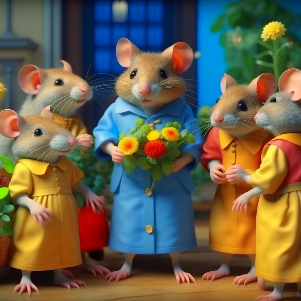 Поздравляем нашу любимую Мышь Мышовну - самого отзывчивого, дружелюбного и тактичного воспитателя, воспитавшую не одно поколение мышат!