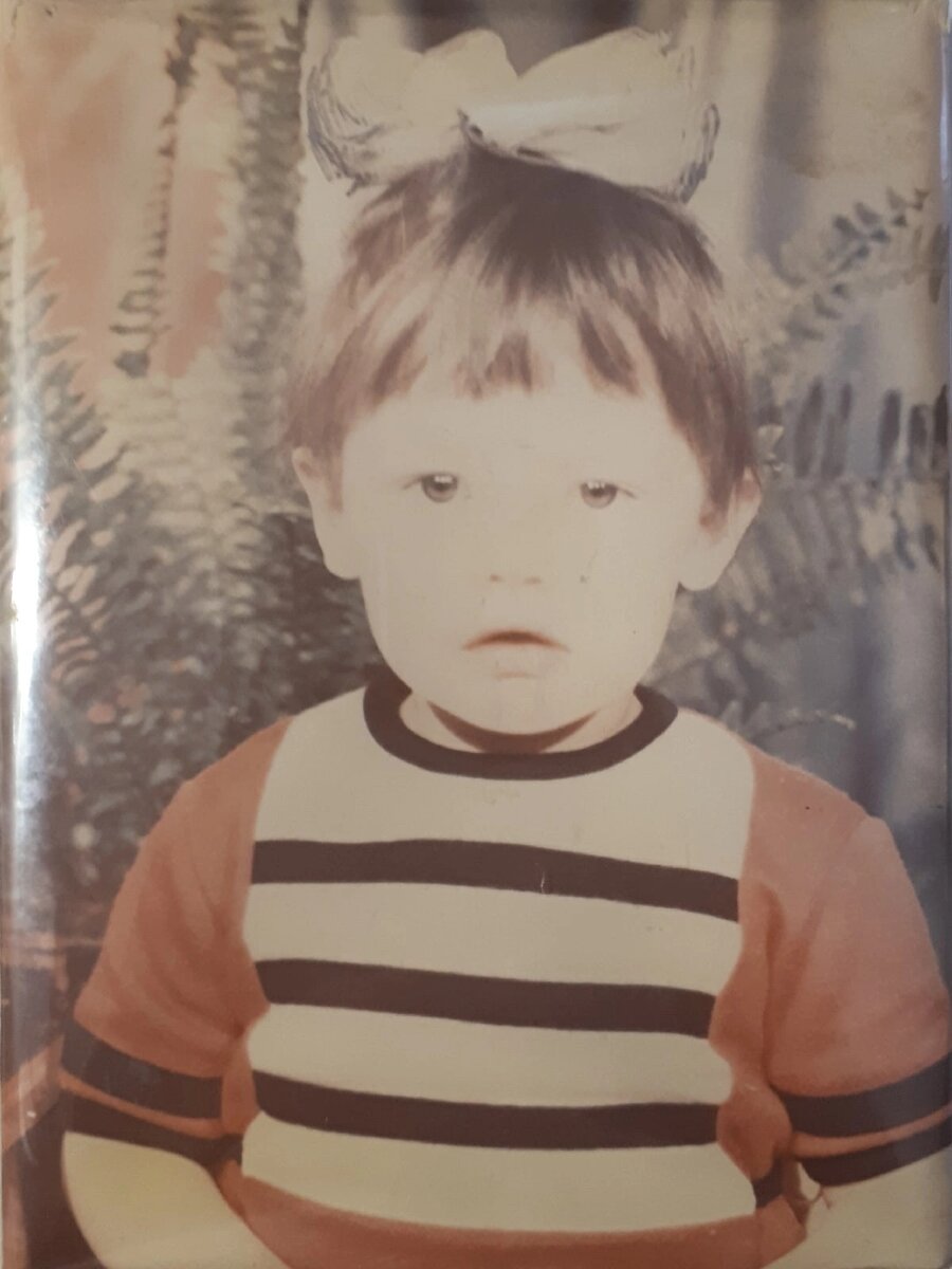А вот и я, в детстве. Фото автора