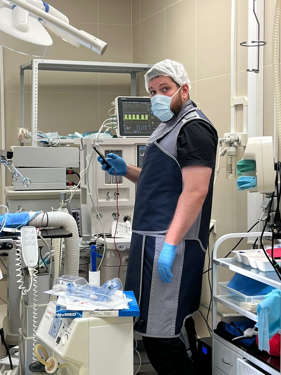 Это я за работой