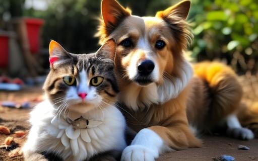 В тихом и уютном городке жил кот по имени Оливер. Он был спокойным и любознательным котом, который проводил большую часть своего времени, гуляя по улочкам и исследуя окружающий мир.

Однажды, во время одной из своих прогулок, Оливер встретил маленького щенка по имени Бакс. Бакс был игривым и энергичным щенком, который только что попался на глаза Оливеру. Они сразу полюбили друг друга.

С самого начала Оливер и Бакс стали неразлучными друзьями. Они проводили вместе каждый свободный момент, играя, бегая и исследуя окрестности. Они учили друг друга новым трюкам и веселым играм.

Их дружба стала примером того, как коты и собаки могут жить в гармонии и поддерживать друг друга. Они не обращали внимания на различия в своих видовых особенностях, а просто наслаждались временем, проведенным вместе.

Оливер и Бакс стали известными в городе как самая неразлучная пара. Люди наблюдали за ними с улыбками на лицах и восхищением в глазах. Они стали символом дружбы и показали всем, что независимо от вида, настоящая дружба может возникнуть между разными животными.

Со временем Оливер и Бакс стали не только друзьями, но и защитниками друг друга. Они всегда стояли рядом, помогали и поддерживали друг друга в трудные моменты. Их дружба стала непоколебимой и прочной.

Так закончилась история о дружбе между котом Оливером и собакой Баксом. Они показали всему миру, что дружба не знает границ и что настоящие друзья всегда будут рядом, независимо от своего вида или породы.