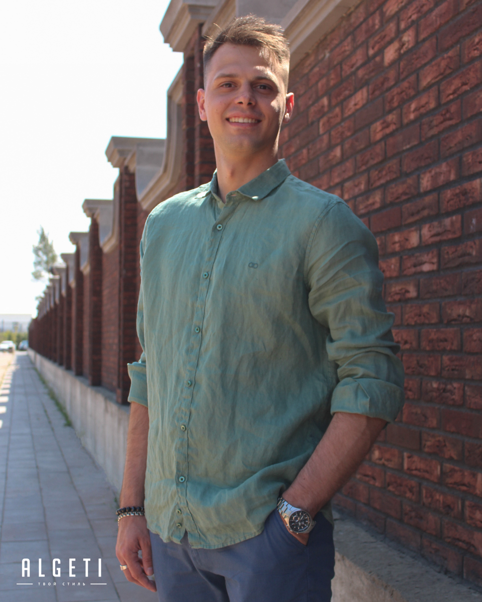 Рубашка льняная - 2900₽