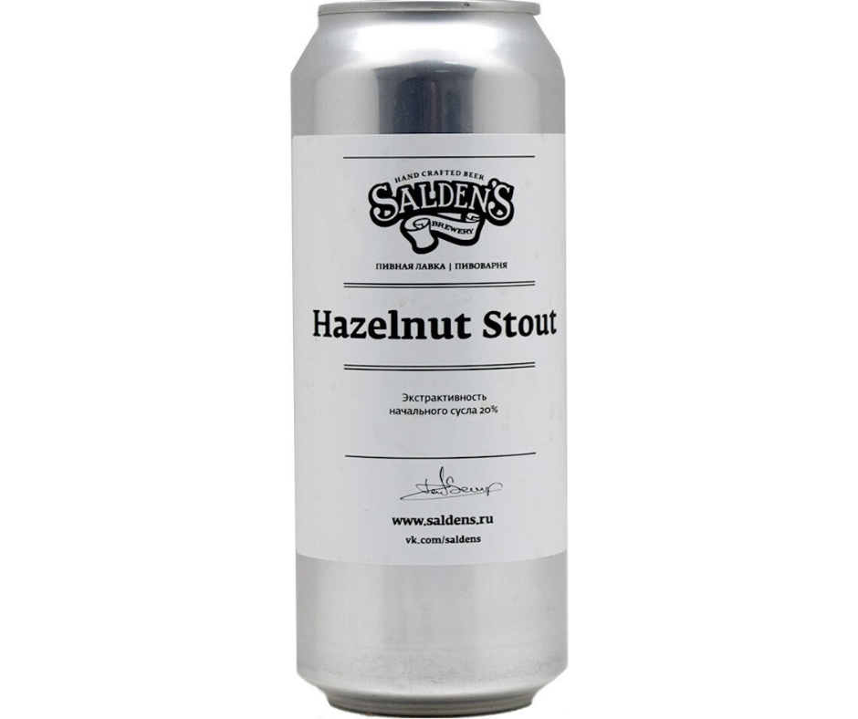 Saldens Hazelnut Stout. Saldens Ореховый Стаут.