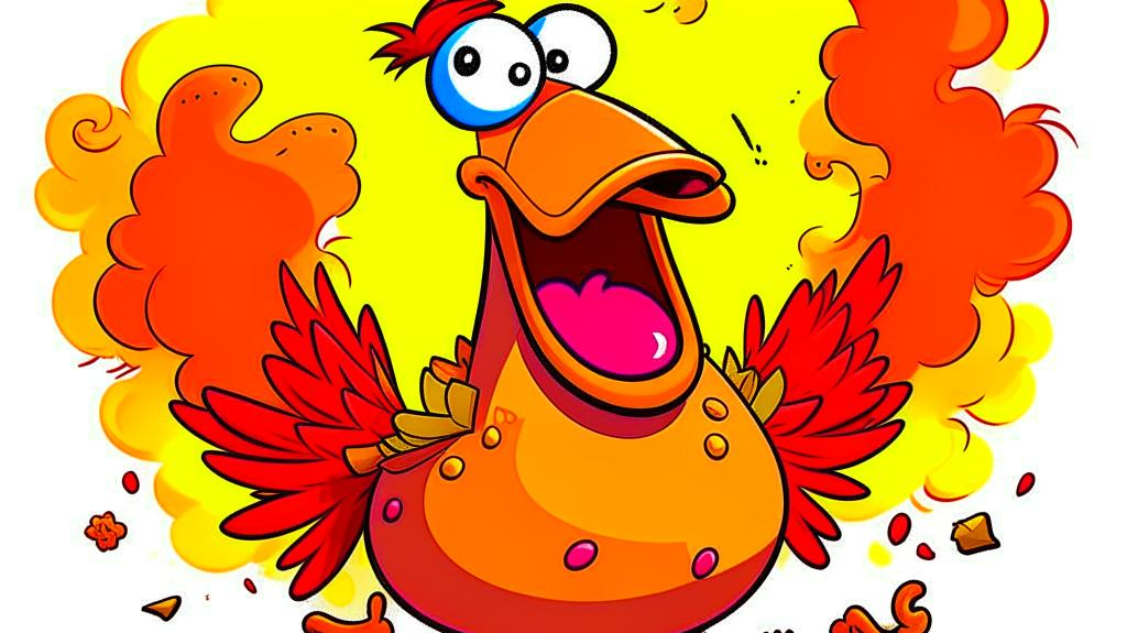 Беги пташка, беги! Создано нейросетью Кандинский