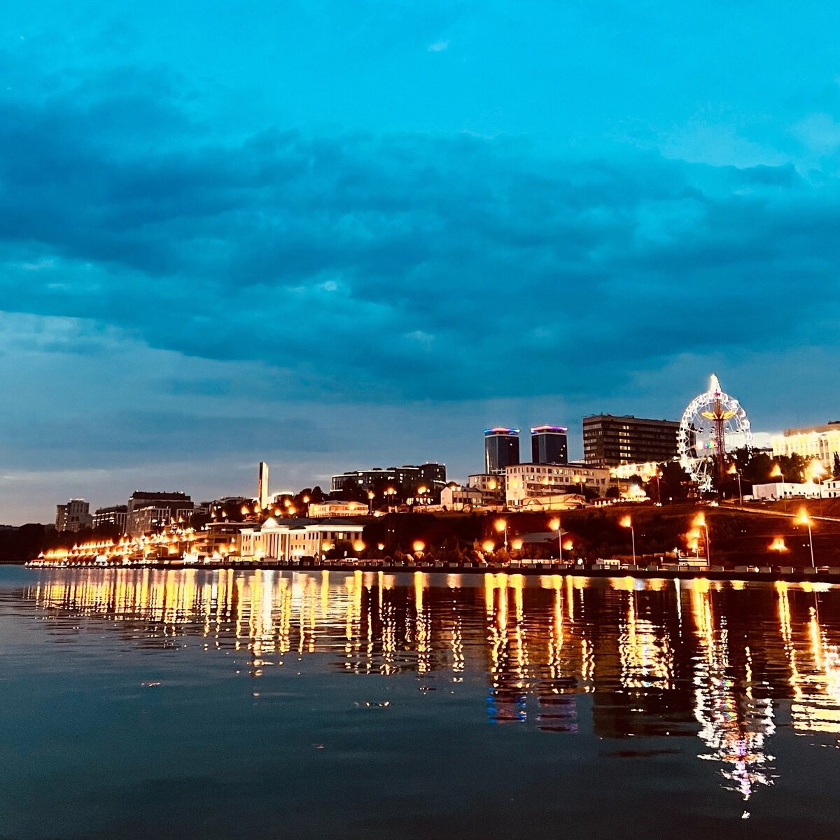 Ночной Ижевск. Фото: Елизавета Прокошева