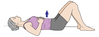 Упражнение для развития диафрагменного дыхания 