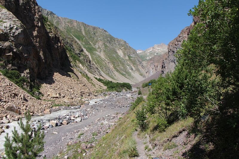 Озеро азау. Водопад Азау