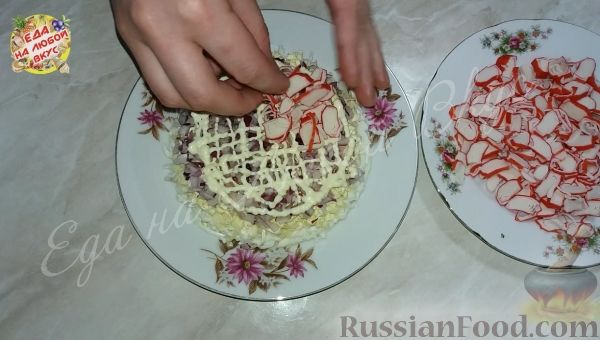 Салат с крабовыми палочками