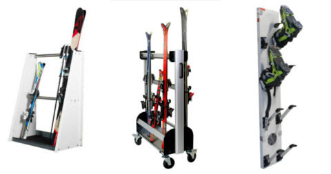  Стеллажи для хранения любых типов лыж