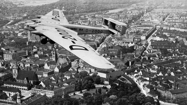 Junkers G.38A в полёте. 1930 год