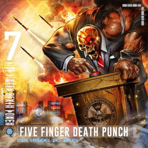 Обложка альбома Five Finger Death Punch "And Justice For None" (Standard CD)