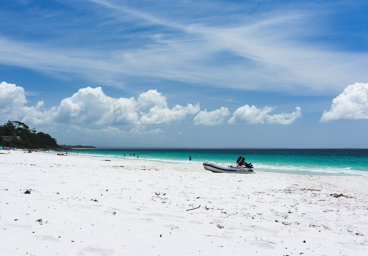 Австралийский пляж Hyams Beach