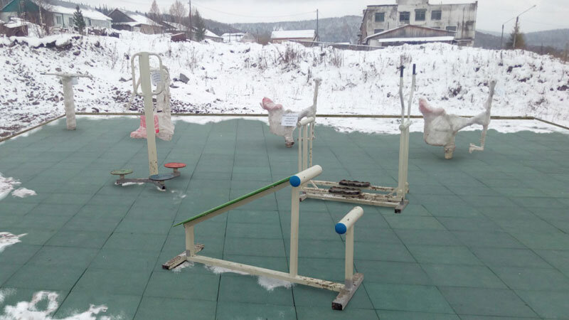 Тренажерная площадка по отчетам чиновников 