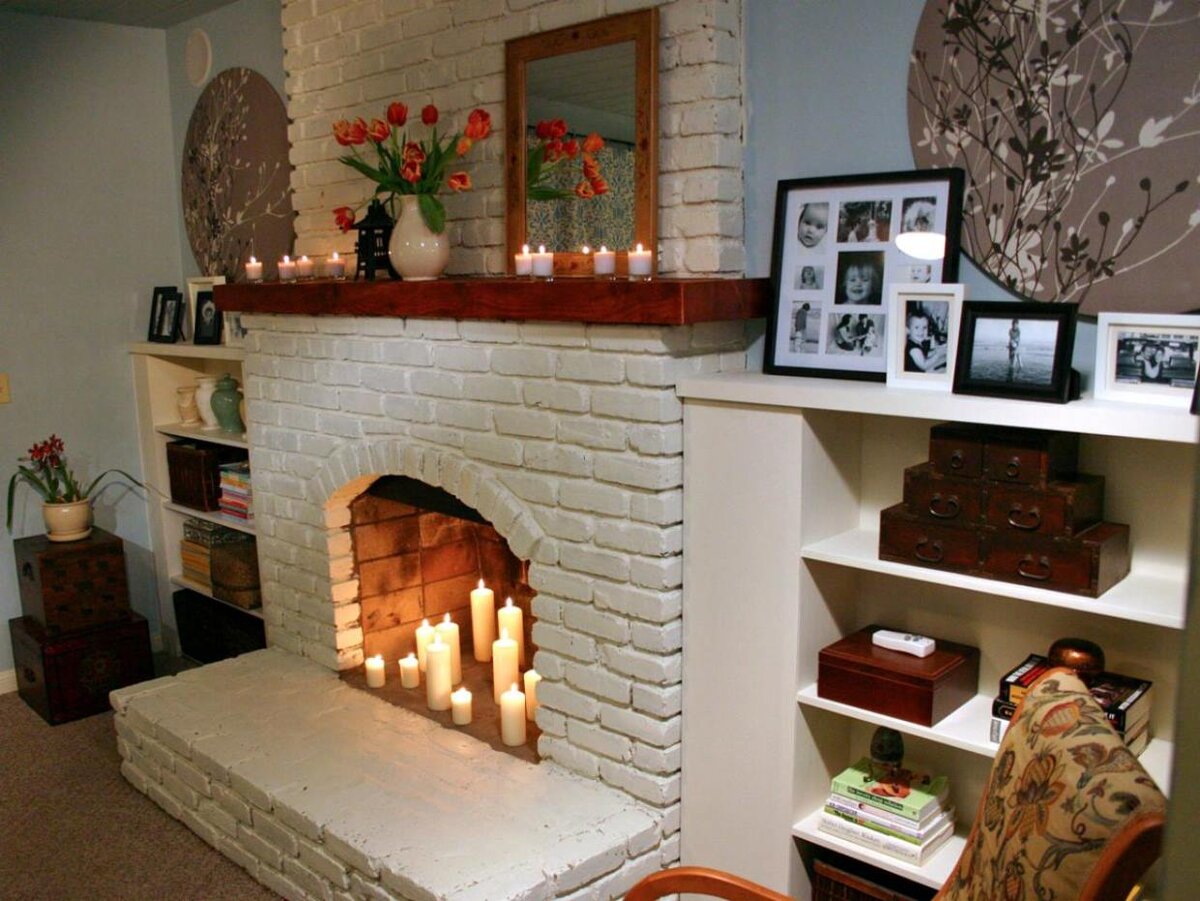Как оформить интерьер гостиной с камином: советы + 70 примеров с фото