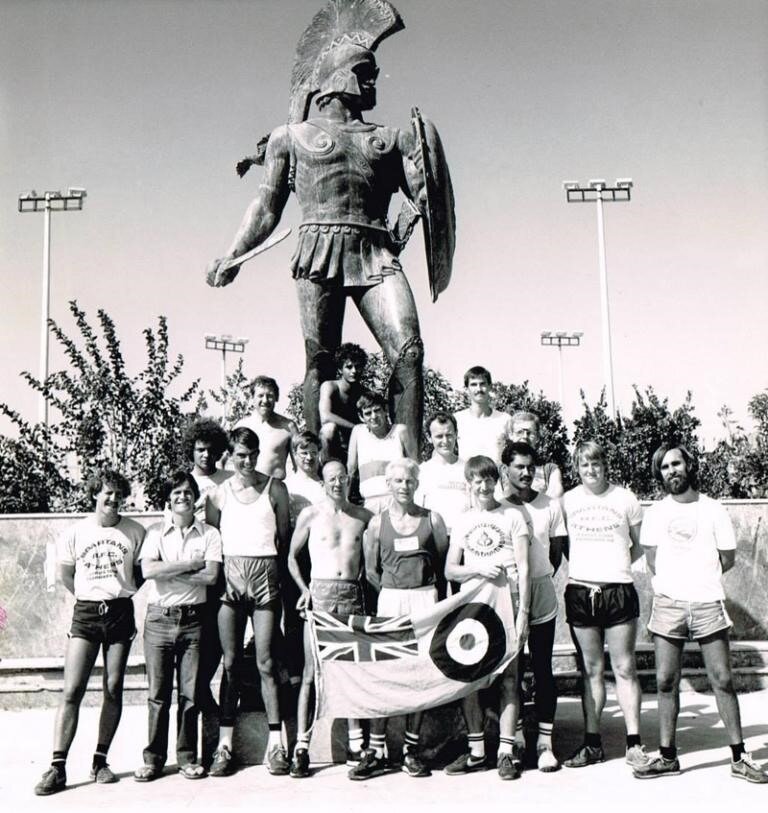 Английские летчики - первопроходцы Спартатлона. Октябрь, 1982.