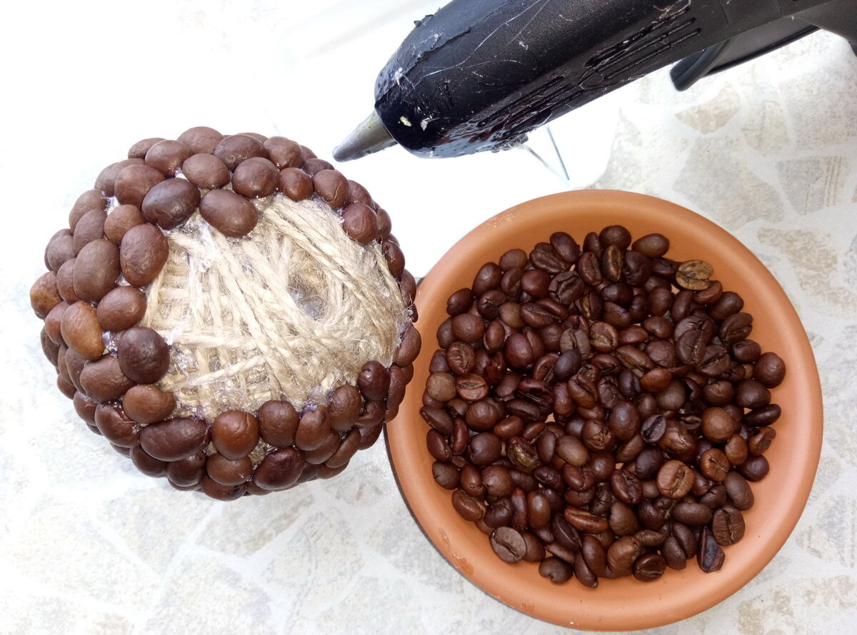 Как сделать топиарий из кофе