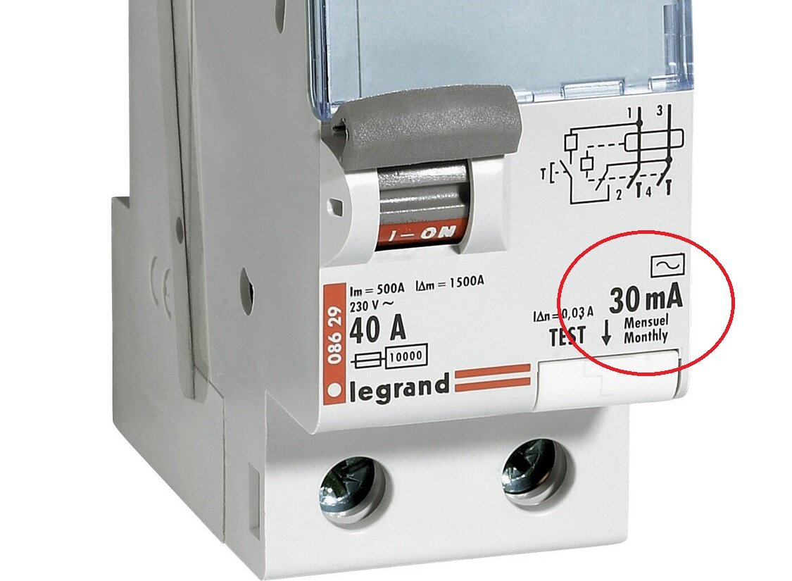 Легран дифавтомат схема подключения