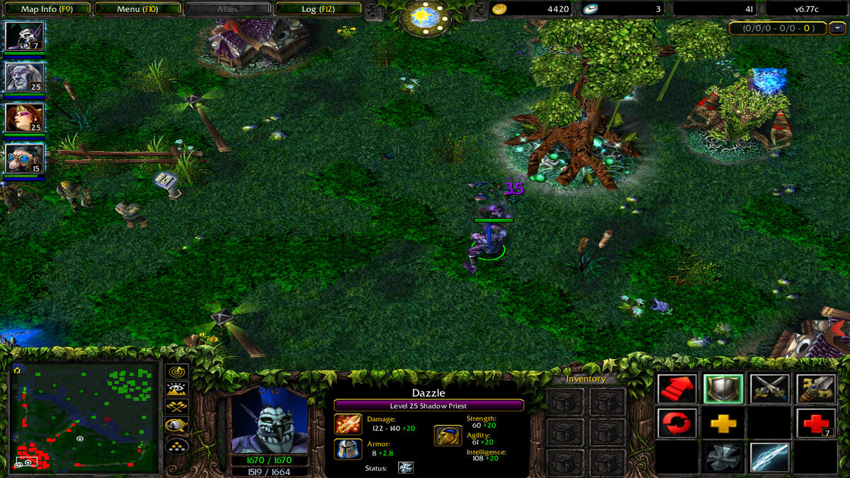 скриншот из DotA Allstars 