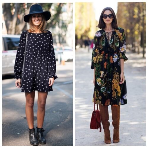  Гороховый и цветочный принт всегда были и остаются модными