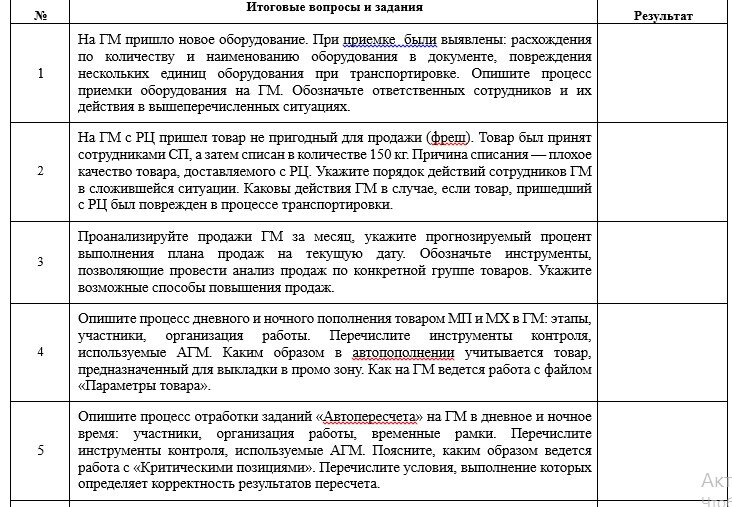 примерно такие вопросы были на итоговом зачете