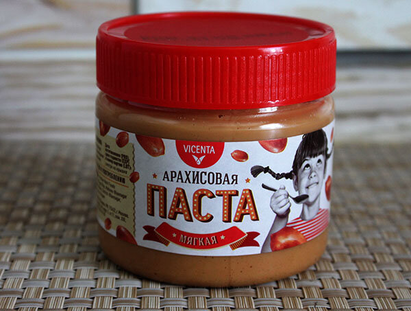 Ореховая паста лента
