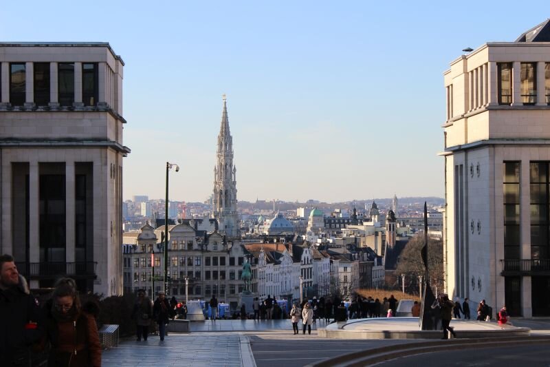 Вид на центр Брюсселя