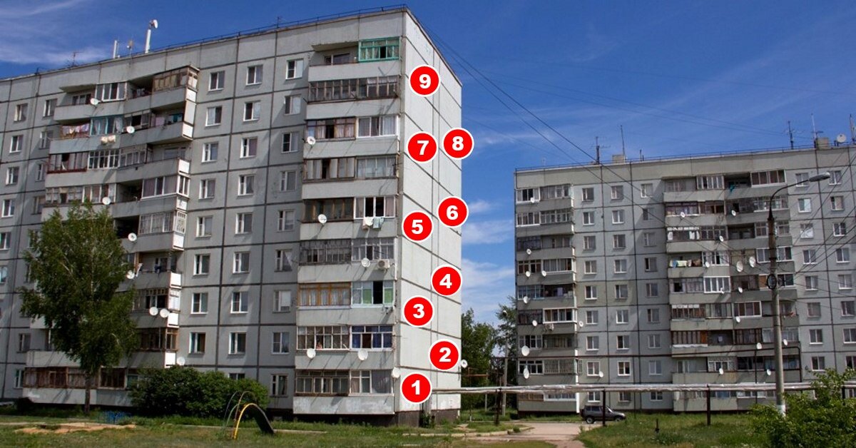 Эскиз панельного дома - 79 фото