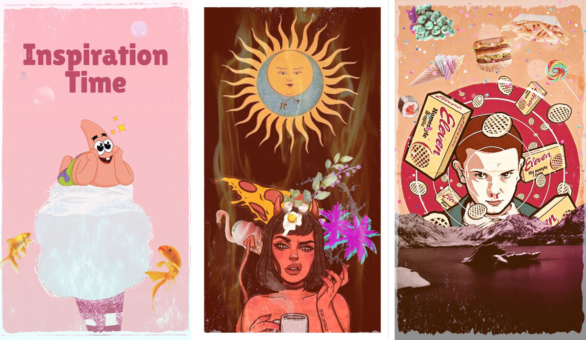 Создание историй для инстаграма используя только базовые инструменты и бесплатные стикеры